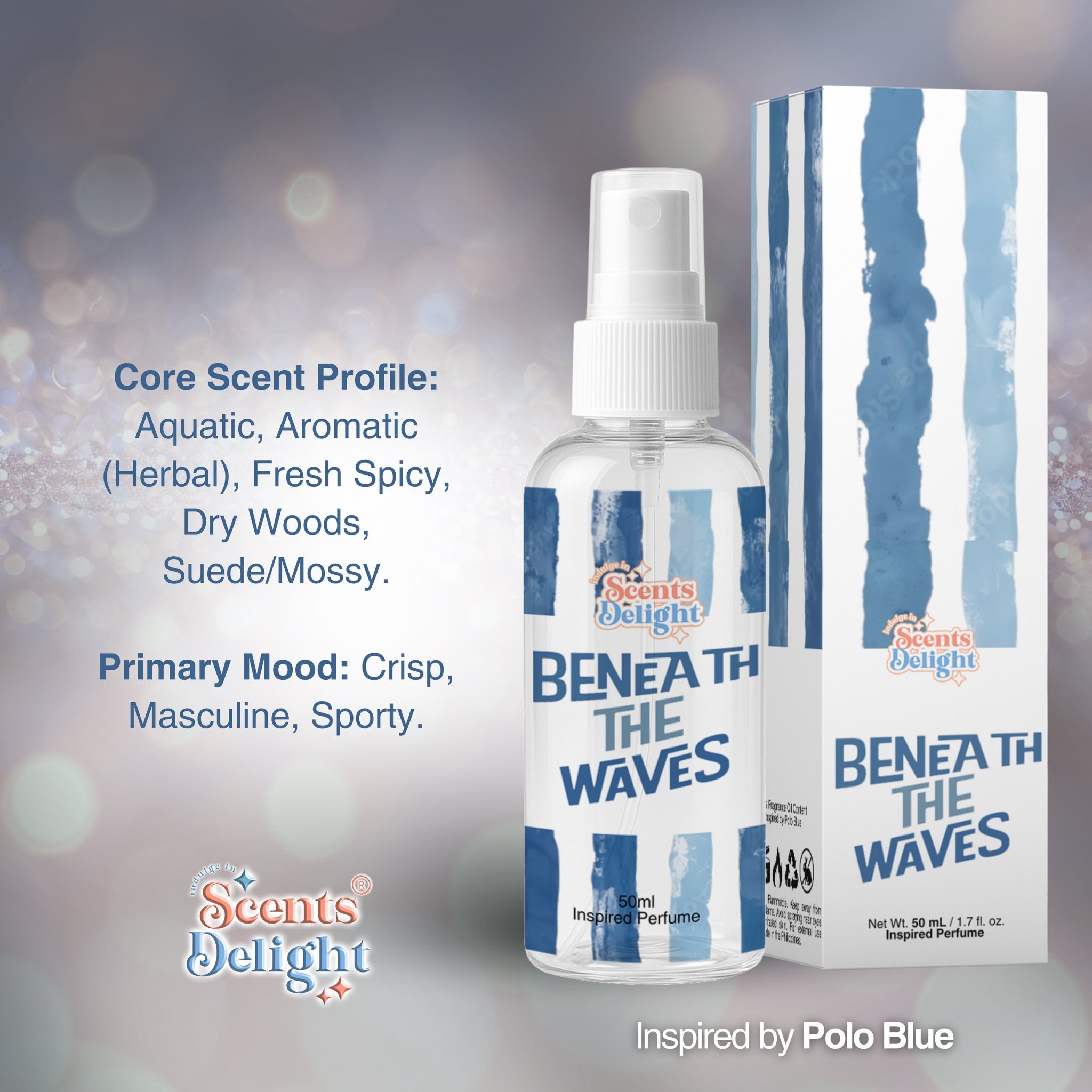 Scents Delight 50 ml Inspired Oil Based Perfumes