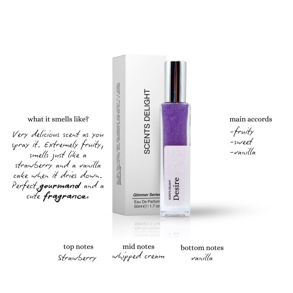 Scents Delight Eau De Parfum Glimmer Series 50 ml