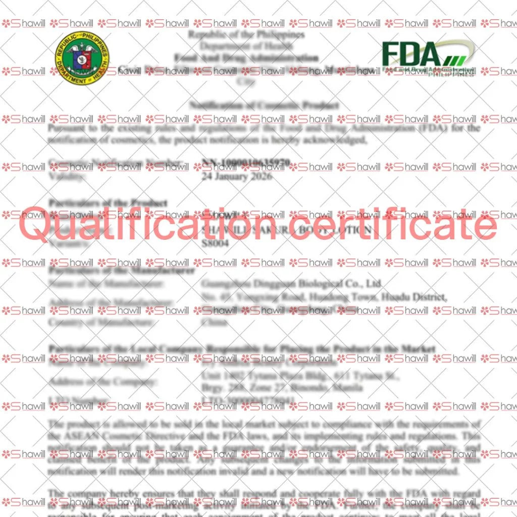 Shawill Cosmetics Sakura Niacinamide Body Lotion Care 500ml Whitens Moisturize S8004