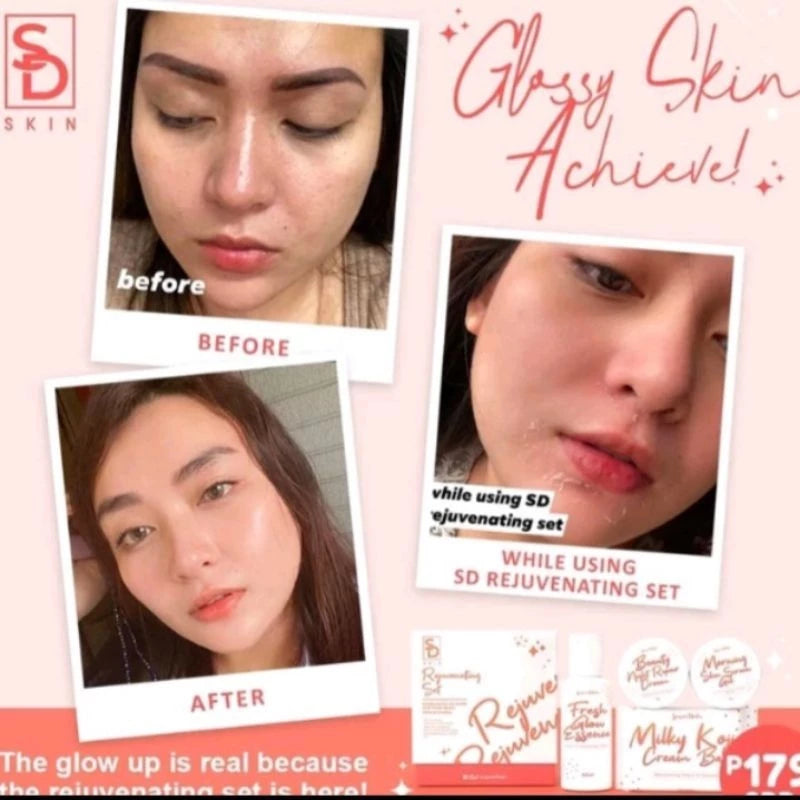 Sugar Dolls Rejuvenating Set (New Packaging) Micropeeling Set and Anti Acne Set Glass Skin