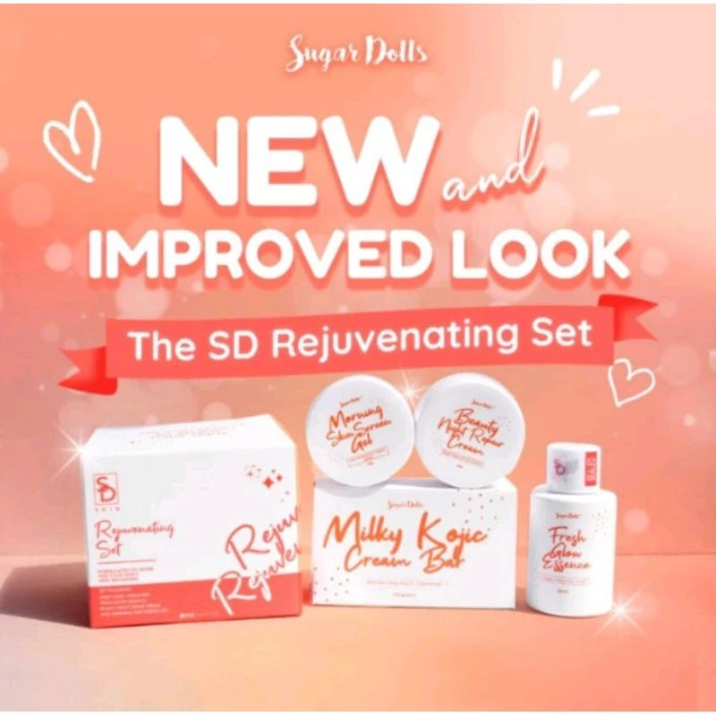 Sugar Dolls Rejuvenating Set (New Packaging) Micropeeling Set and Anti Acne Set Glass Skin