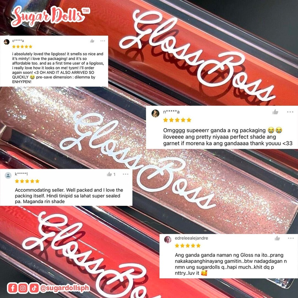 Sugar Dolls Gloss Boss Lip Gloss ❤ Lip Plumper ❤ Lip Moisturizer (5ml)