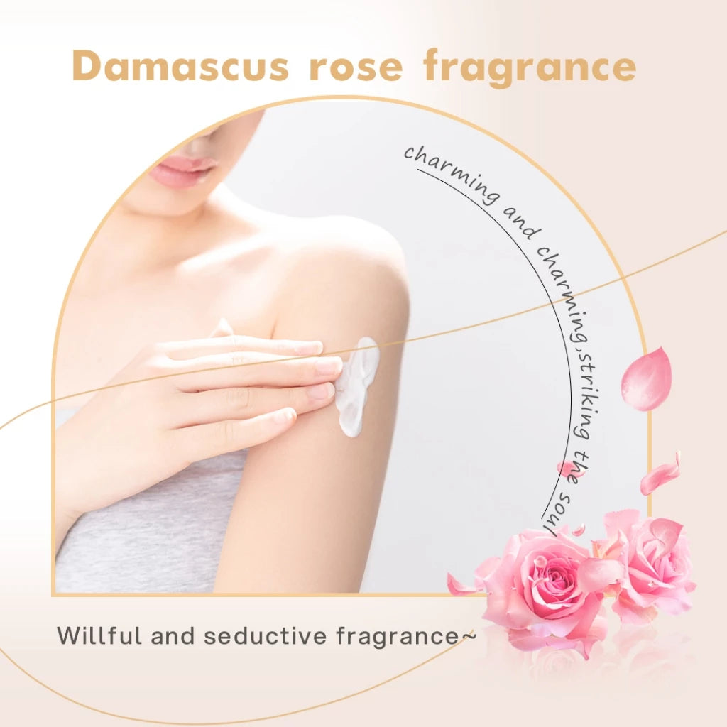Shawill Rose Fragrance Glutathione Niacinamide Body Lotion Whitens Moisturize 500ML S8014
