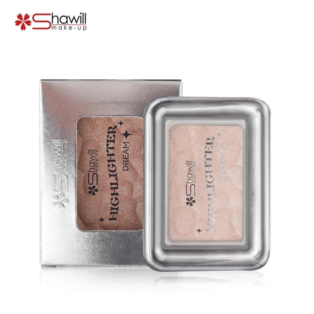 Shawill Mousse Highlighter Powder Fine Gloss Brighten Naturally Shimmer Face Body Contour S1117