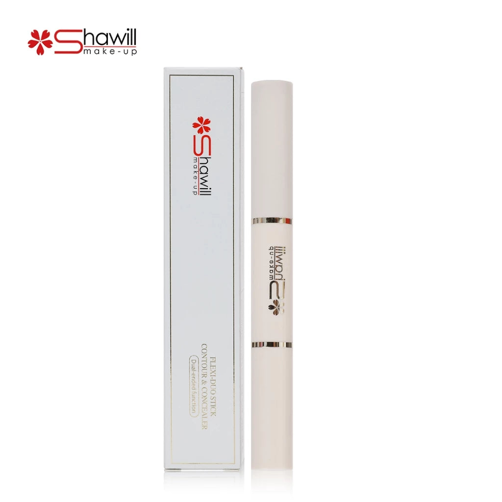 Shawill 2 Color Concealer Stick Highlight Contour Waterproof Long-lasting Flawless Face Makeup S5017