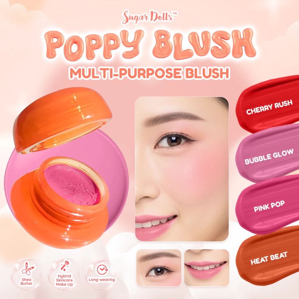 Sugar Dolls Poppy Blush – Where Blush Meets Glow