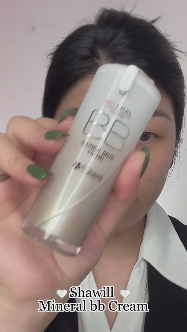 Shawill Face Foundation Mineral BB Cream with SPF 30 PA++ Hydrating Liquid BB Cream Waterproof S2010