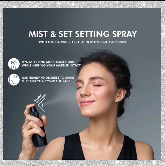 Shawill Makeup Setting Spray Matte Long Wearing Mist Waterproof Oil Control Facial Mist Spray 60ml