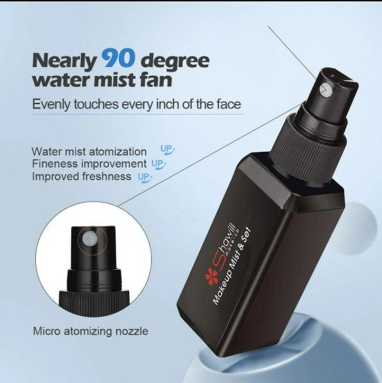 Shawill Makeup Setting Spray Matte Long Wearing Mist Waterproof Oil Control Facial Mist Spray 60ml